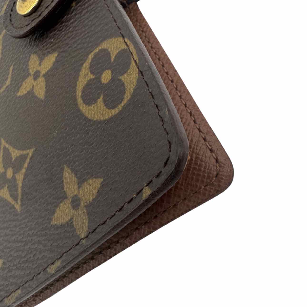 LOUIS VUITTON Monogram Canvas Agenda PM Brown