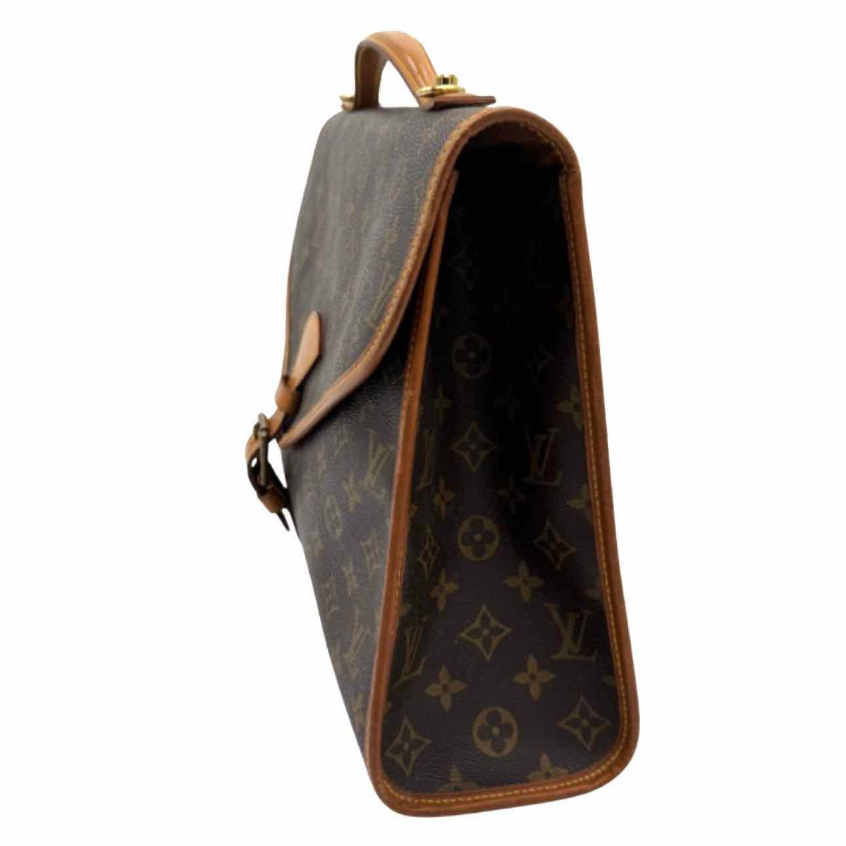 LOUIS VUITTON Monogram Canvas Beverly GM Briefcase Brown