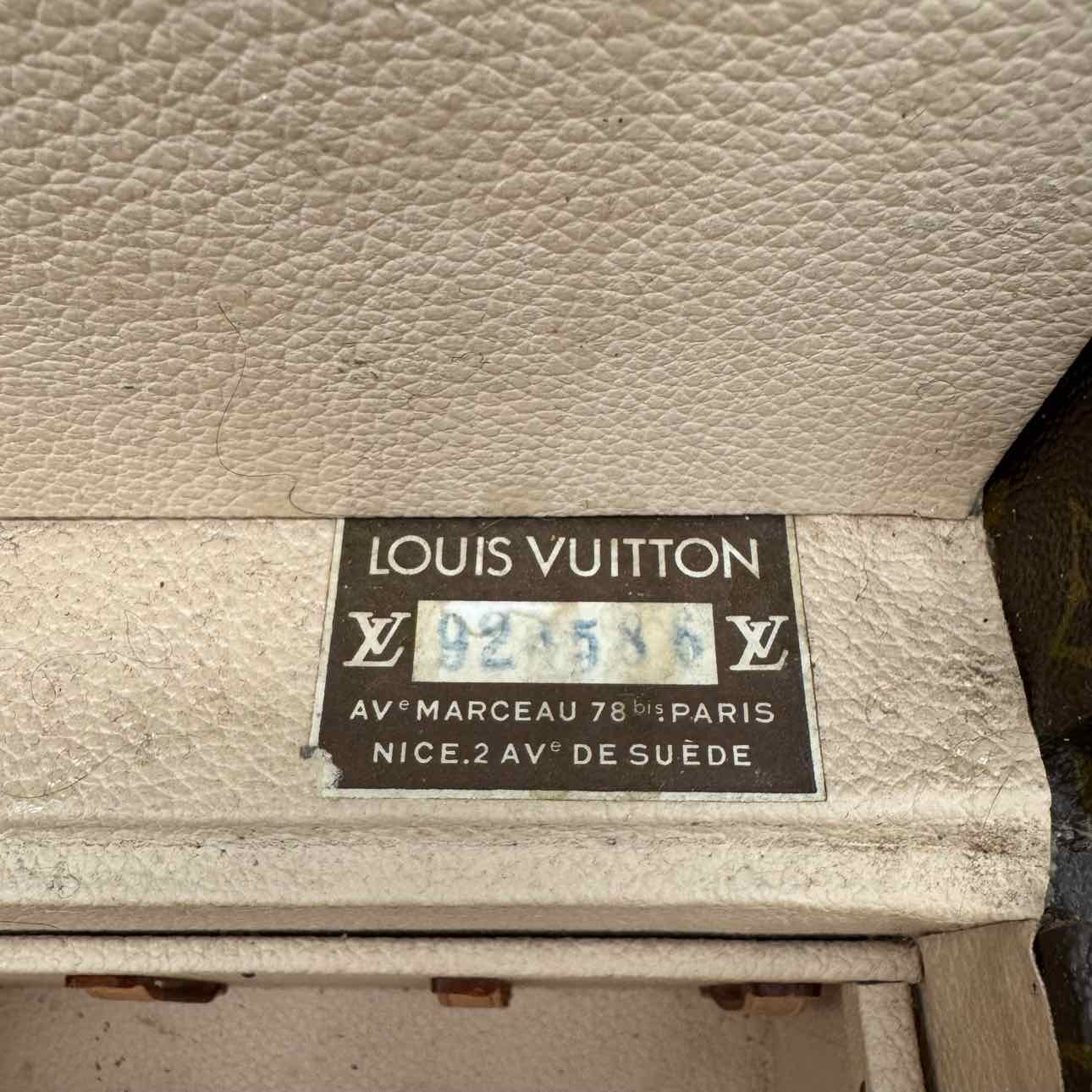 LOUIS VUITTON Monogram Canvas Boite Flacons Beauty Train Trunk