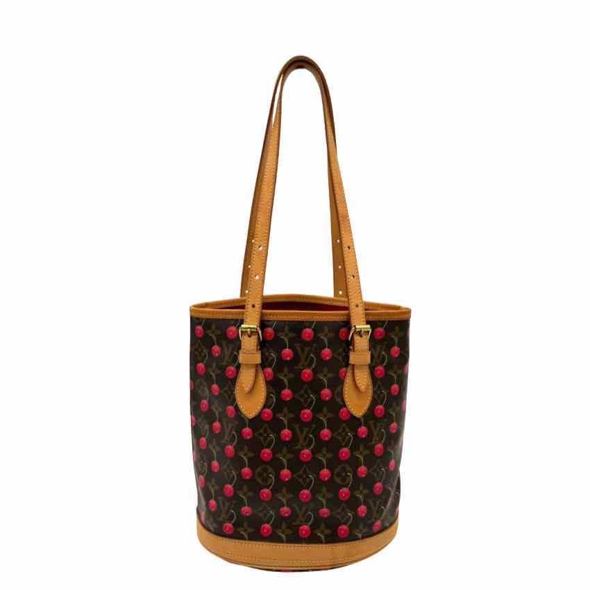 LOUIS VUITTON Monogram Canvas Cerises Bucket Bag (Pre-Owned)
