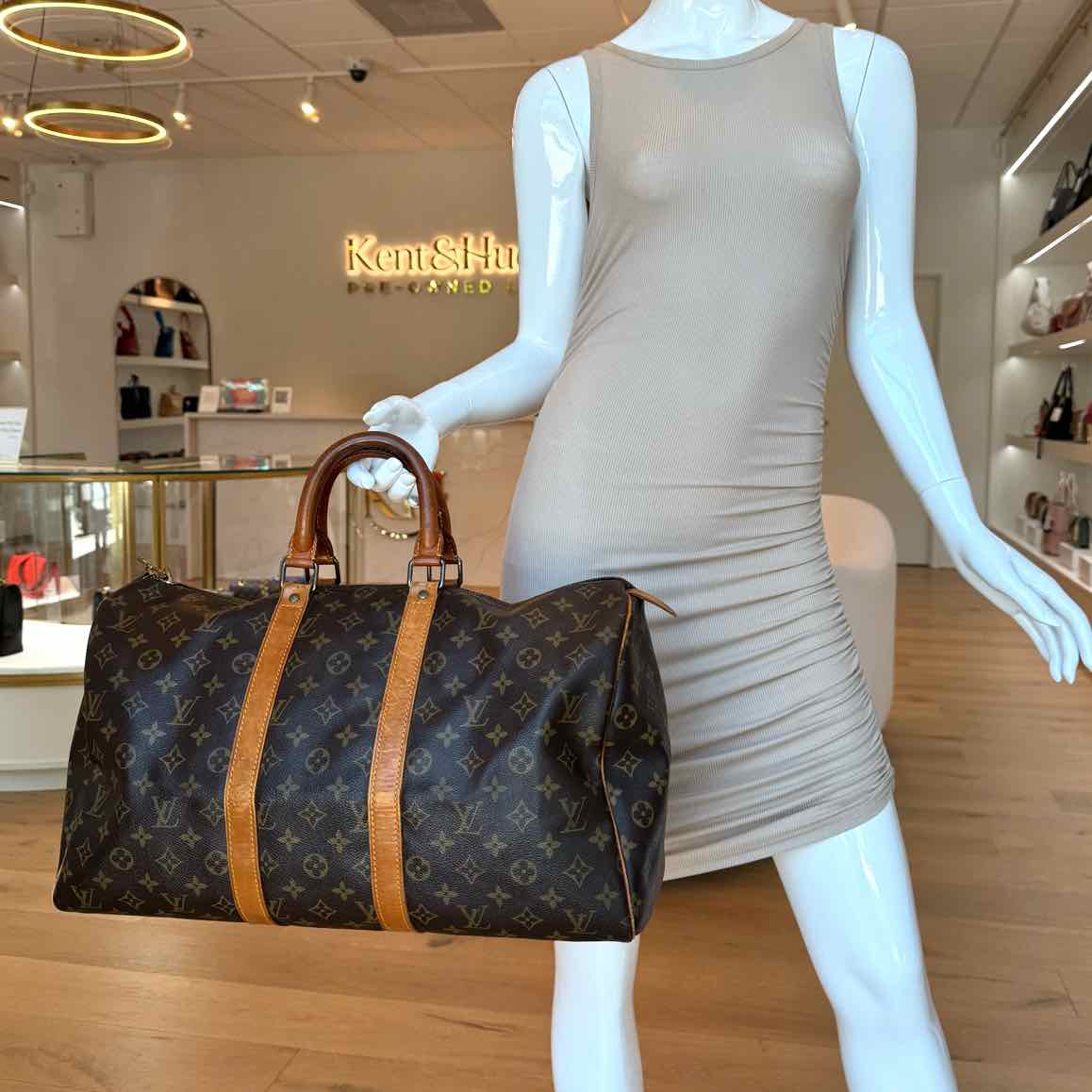 LOUIS VUITTON Monogram Canvas Keepall 50