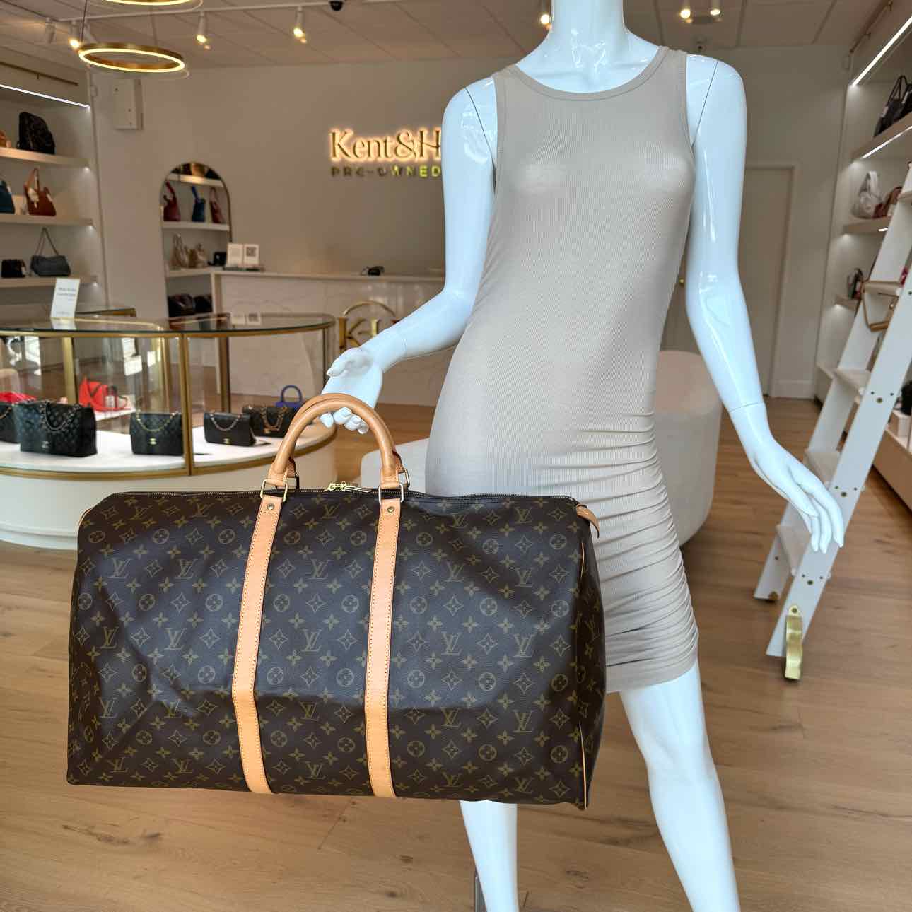 LOUIS VUITTON Monogram Canvas Keepall 60 (Pre-Owned)