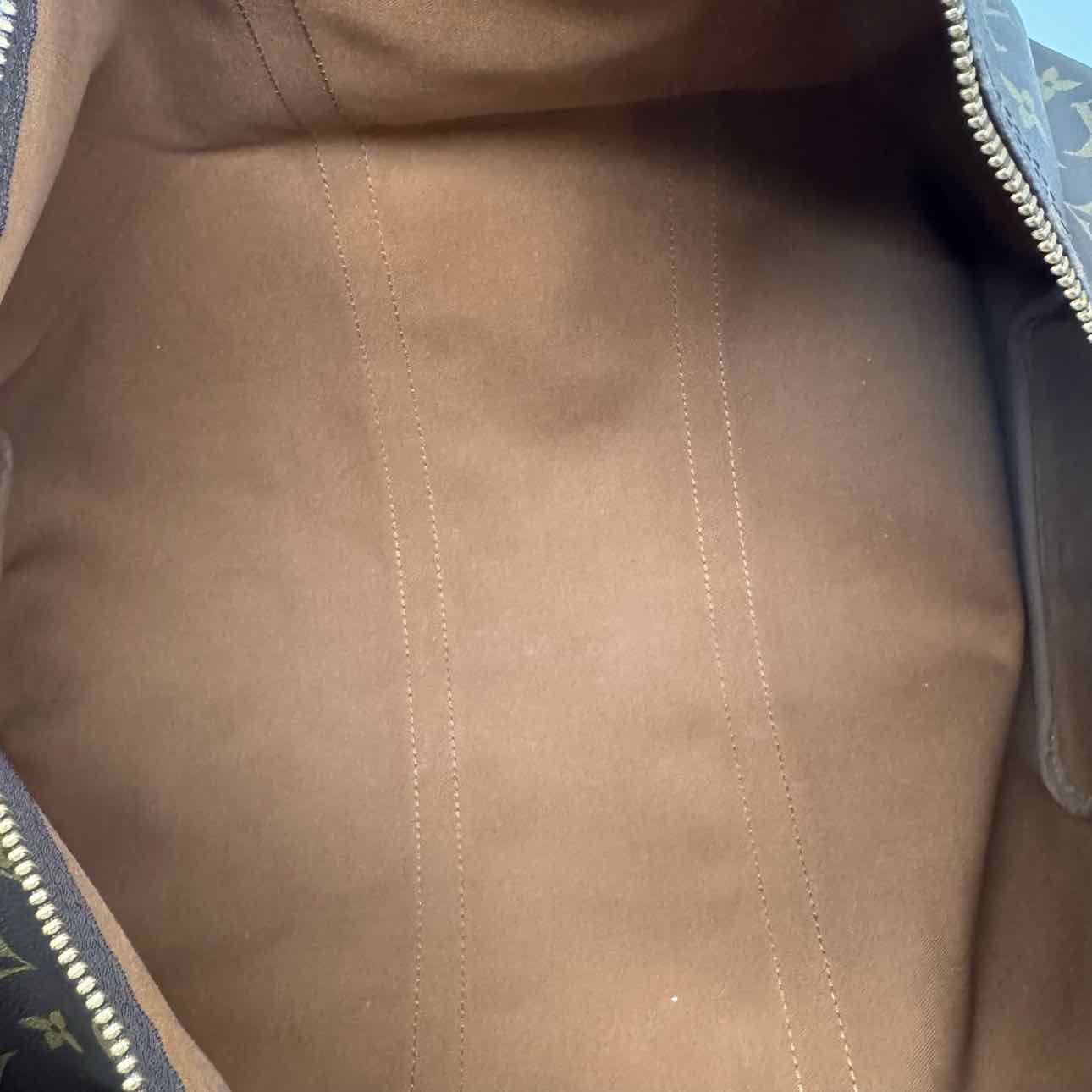 LOUIS VUITTON Monogram Canvas Keepall Bandoulier 50 Brown