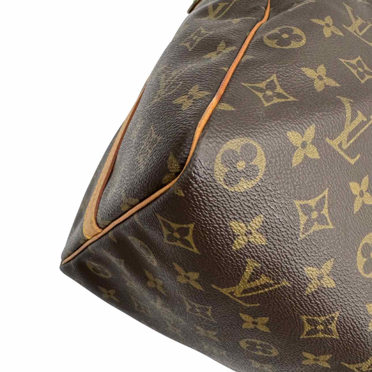 LOUIS VUITTON Monogram Canvas Keepall Bandoulier 50 Brown