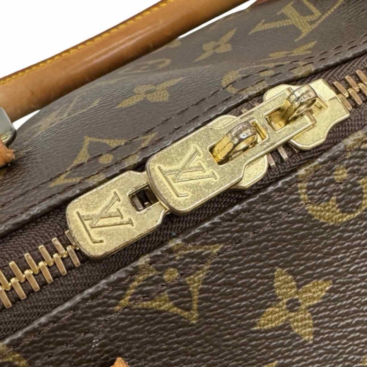 LOUIS VUITTON Monogram Canvas Keepall Bandoulier 50 Brown