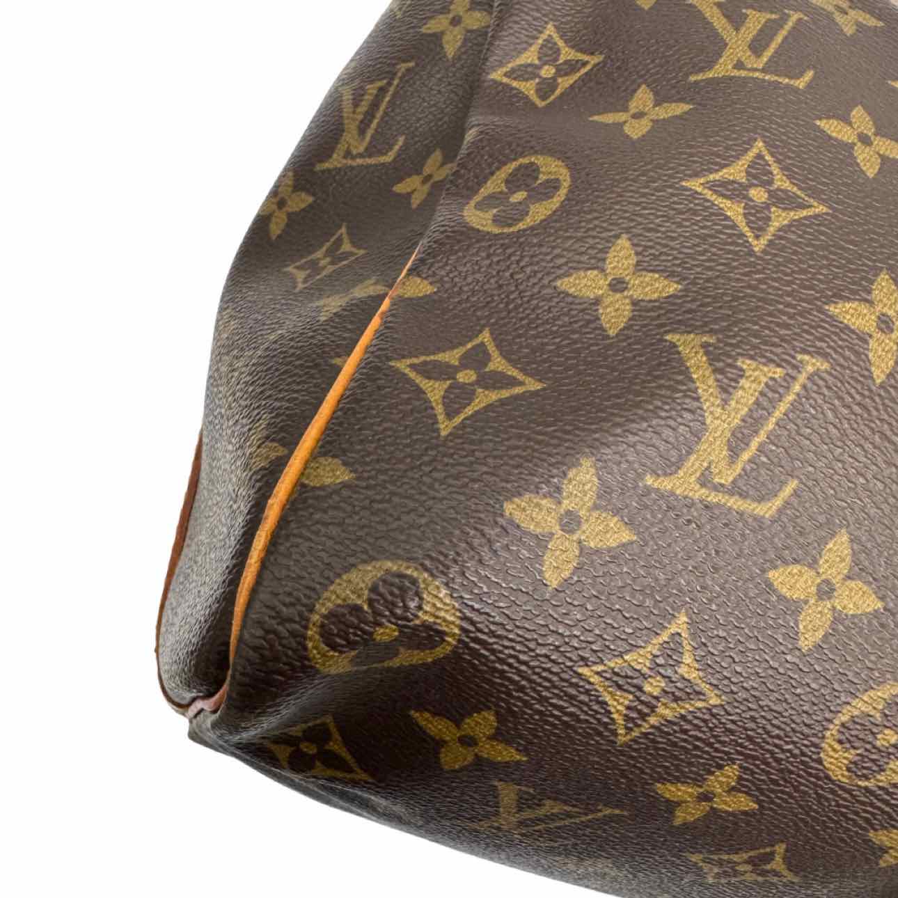 LOUIS VUITTON Monogram Canvas Keepall Bandouliere 50 Brown Duffle