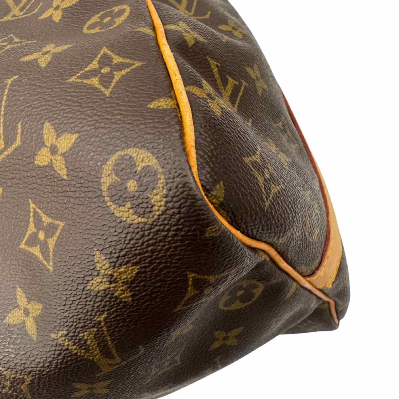 LOUIS VUITTON Monogram Canvas Keepall Bandouliere 50 Brown