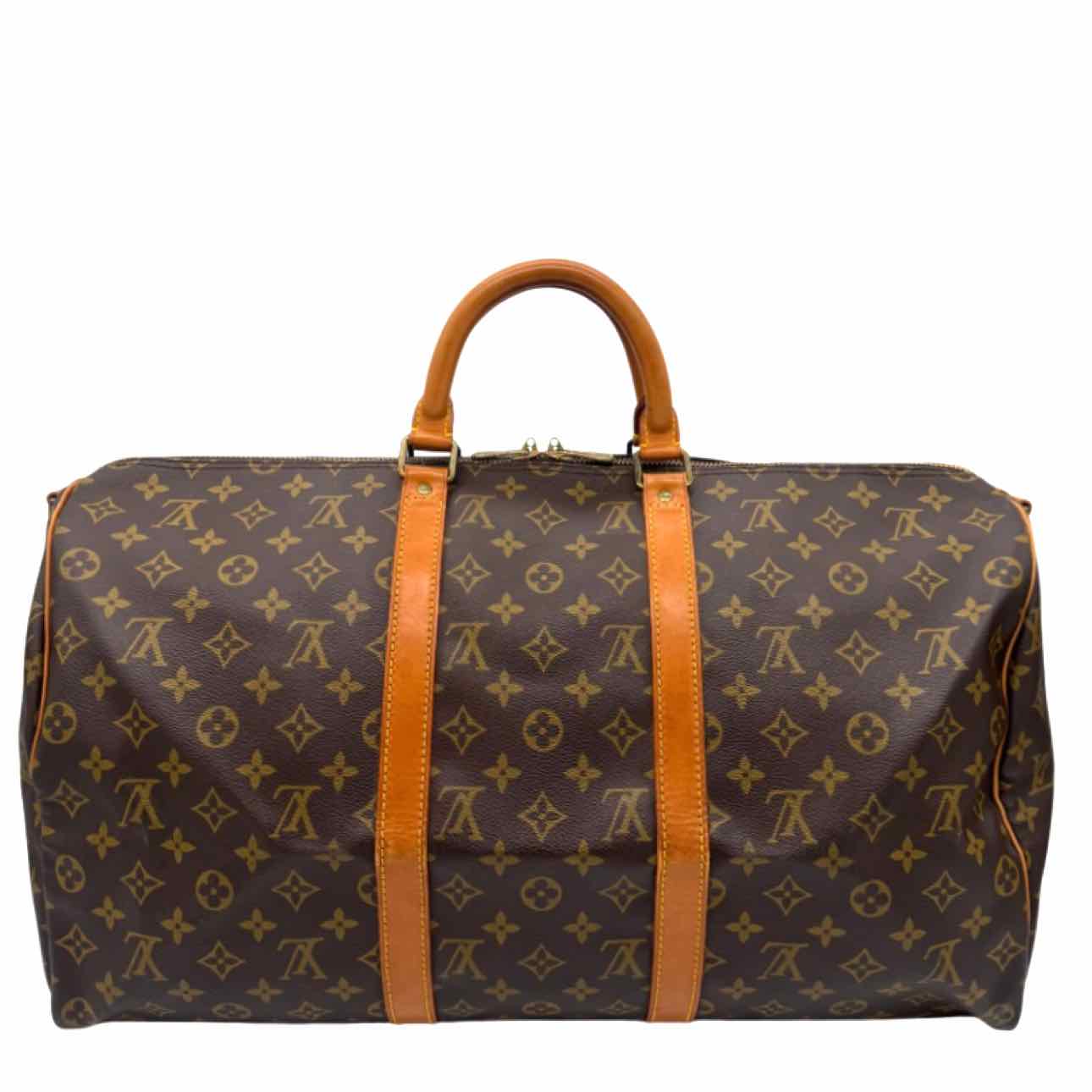 LOUIS VUITTON Monogram Canvas Keepall Bandouliere 50 Duffle Bag