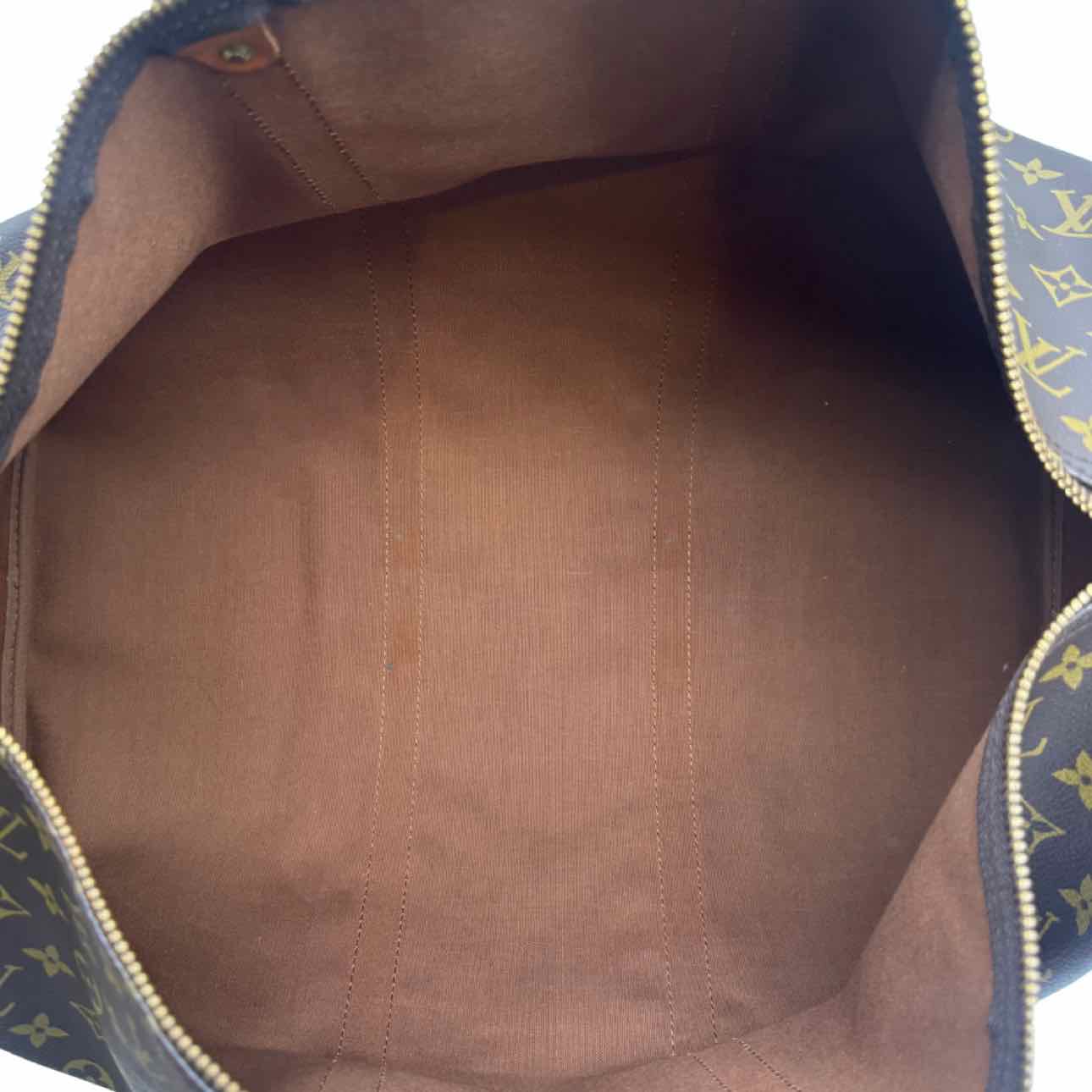 LOUIS VUITTON Monogram Canvas Keepall Bandouliere 50 Duffle Bag