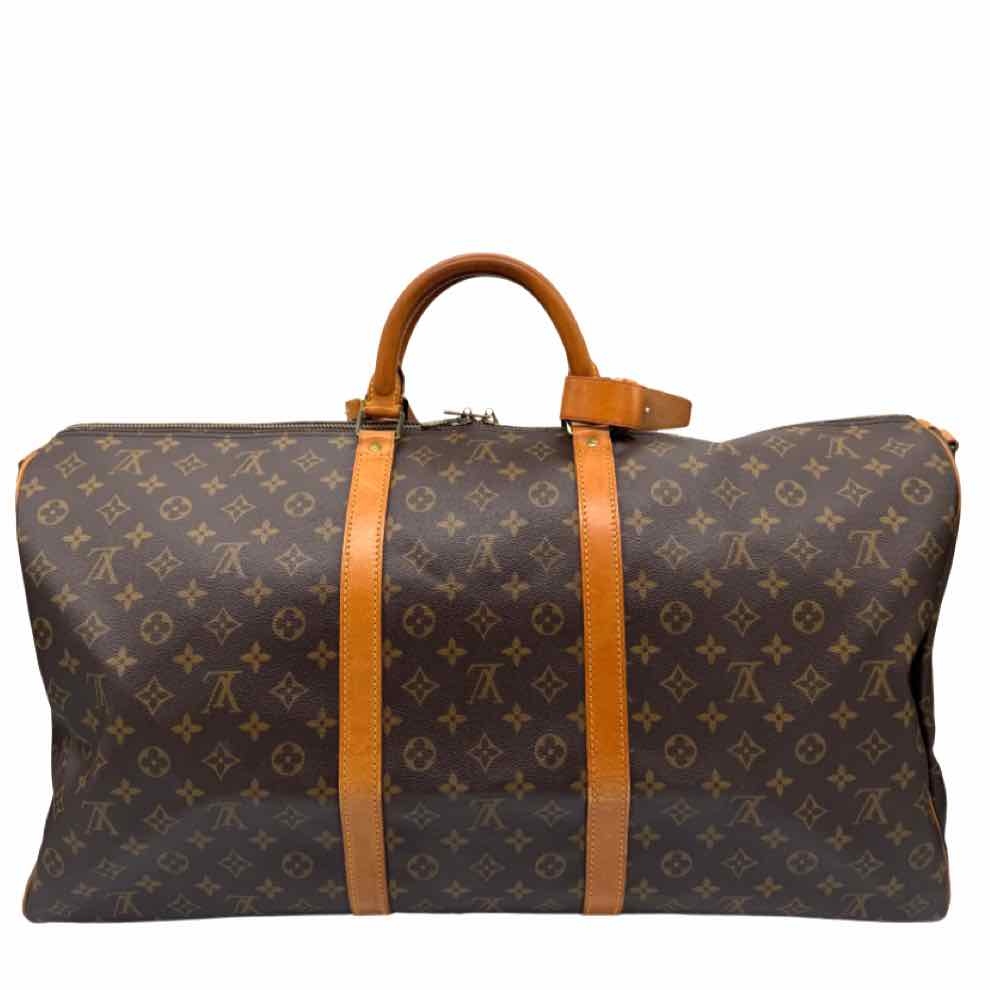 バッグ Louis Vuitton keepall 60 LOUIS VUITTON Monogram Canvas Keepall Bandouliere 60 - Kent & Hudson