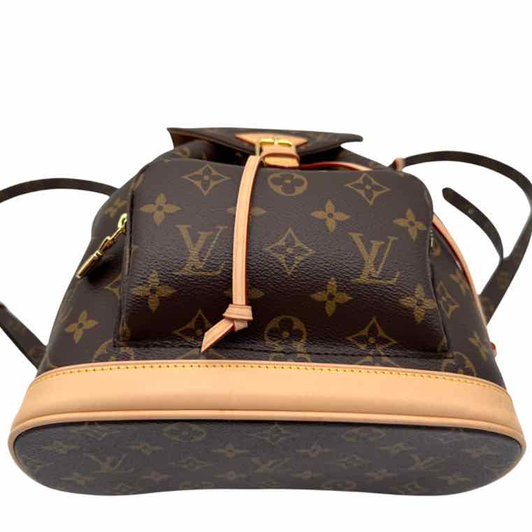 LOUIS VUITTON Monogram Canvas Montsouris PM Brown Backpack