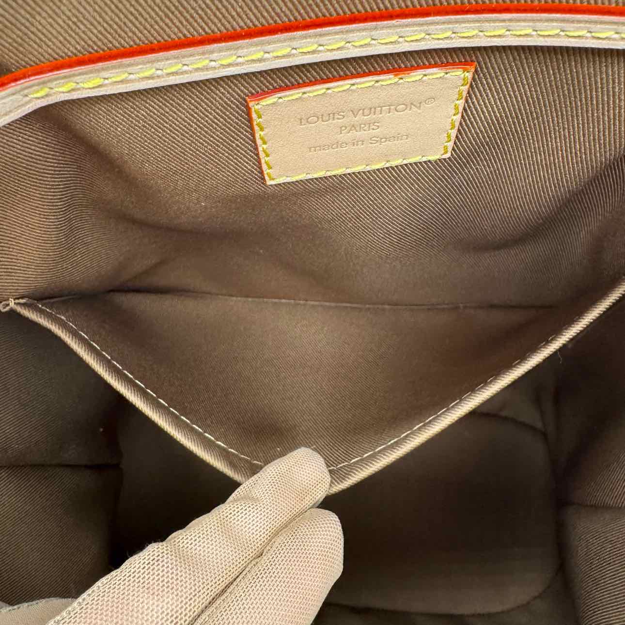 LOUIS VUITTON Monogram Canvas Montsouris PM Brown Backpack