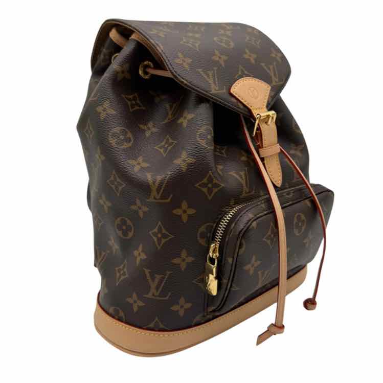 LOUIS VUITTON Monogram Canvas Montsouris PM Brown Backpack