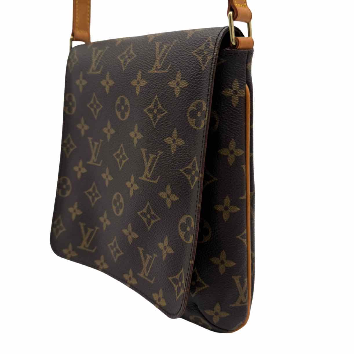 LOUIS VUITTON Monogram Canvas Musette Salsa Shoulder Bag Brown