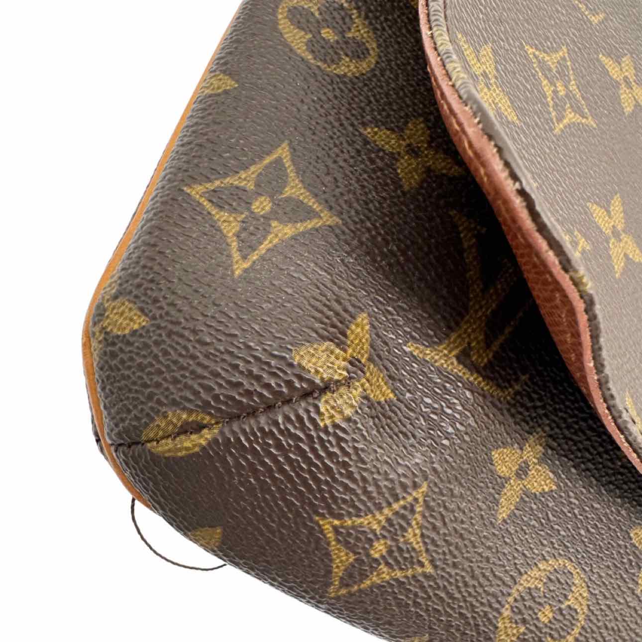 LOUIS VUITTON Monogram Canvas Musette Tango Brown Shoulder Bag