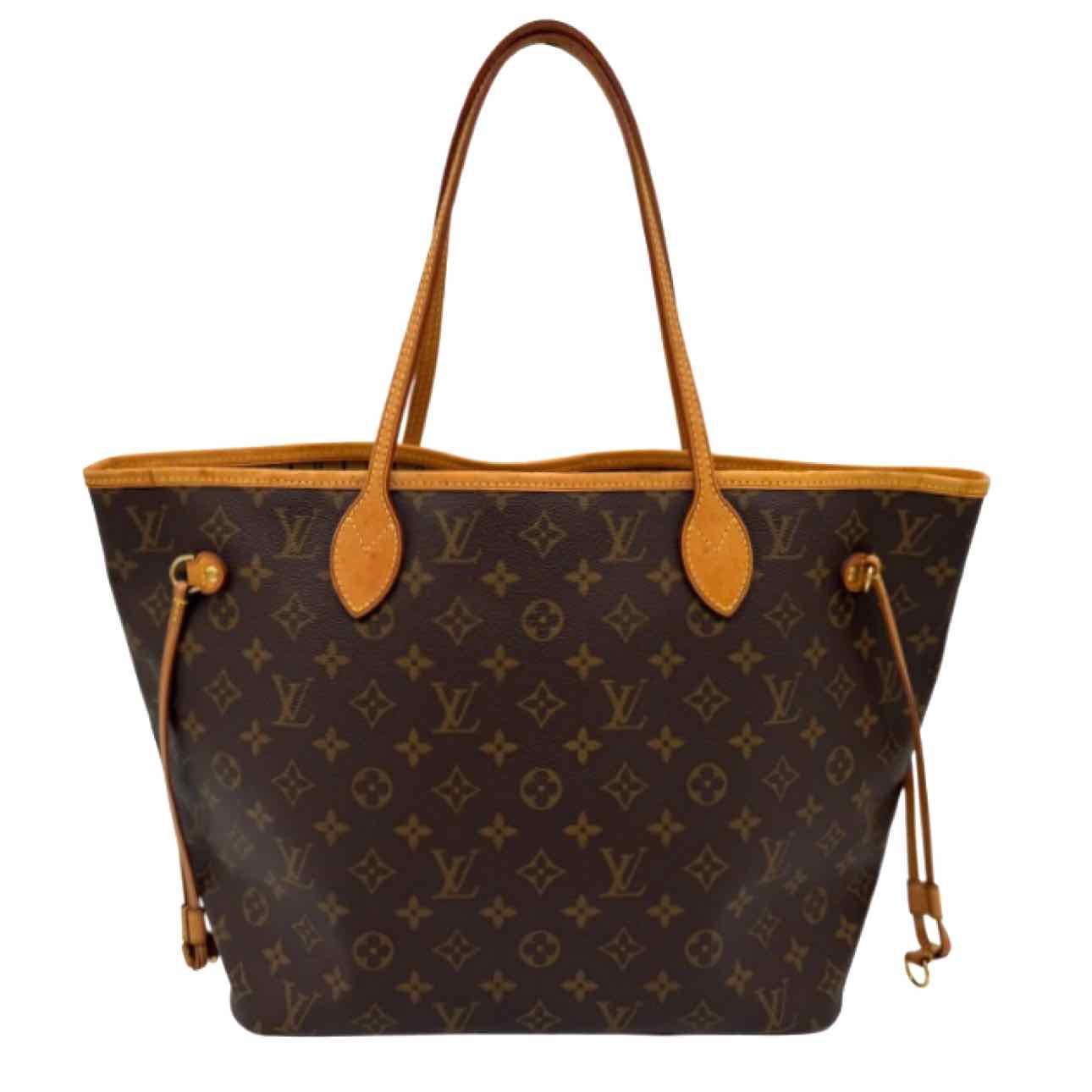 LOUIS VUITTON Monogram Canvas Neverfull MM Brown Tote Bag