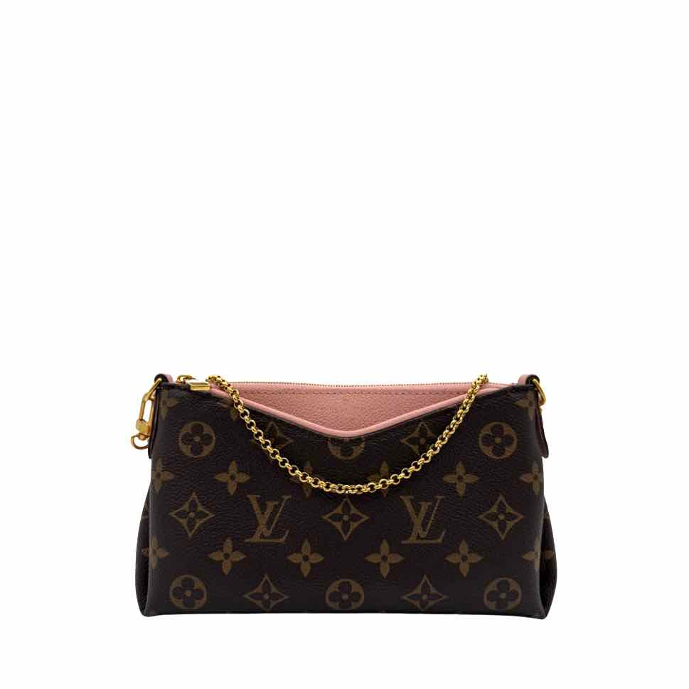 LOUIS VUITTON Monogram Canvas Pallas Clutch (Pre-Owned)