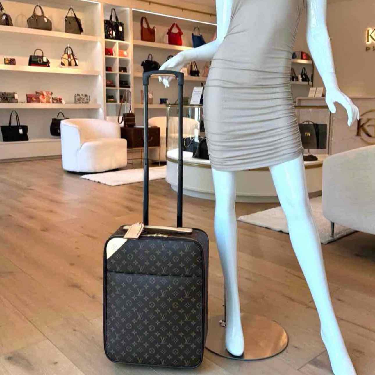 LOUIS VUITTON Monogram Canvas Pegase 45 Suitcase