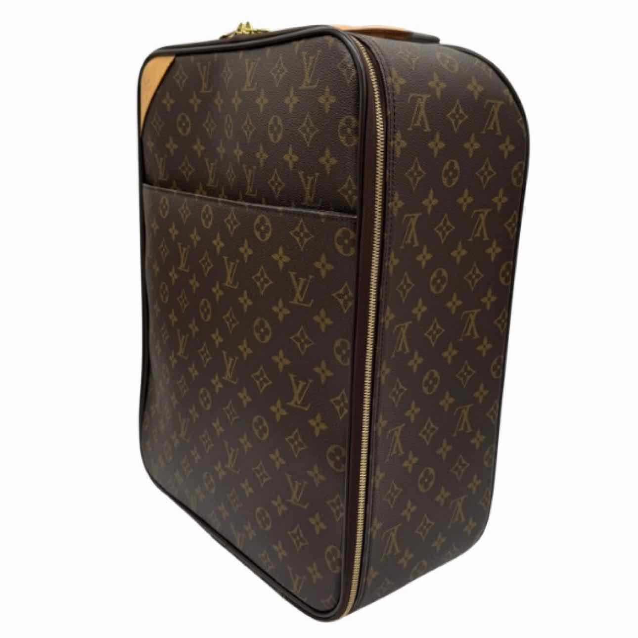 LOUIS VUITTON Monogram Canvas Pegase 45 Suitcase Brown