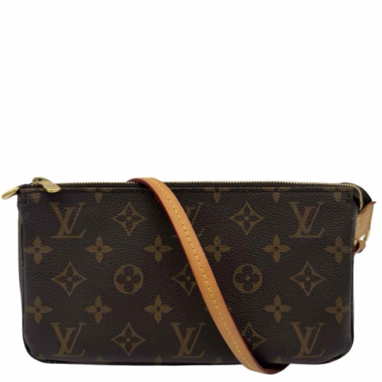LOUIS VUITTON Monogram Canvas Pochette Accessoires Brown