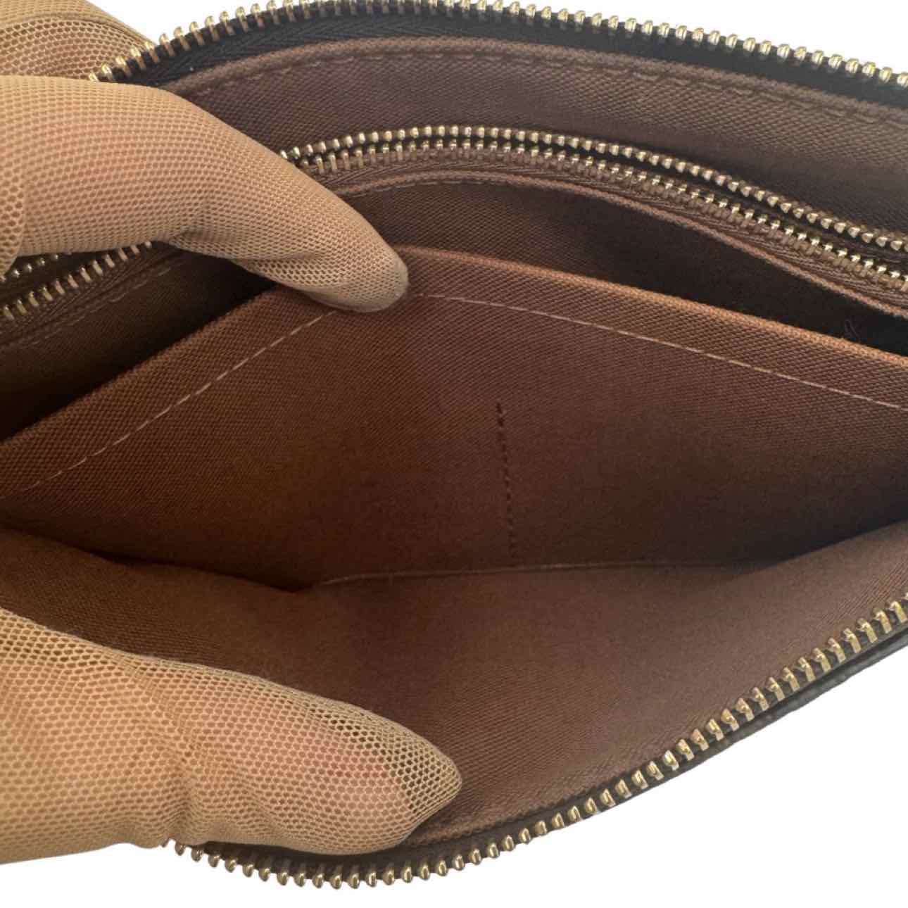 LOUIS VUITTON Monogram Canvas Pochette Accessoires Brown