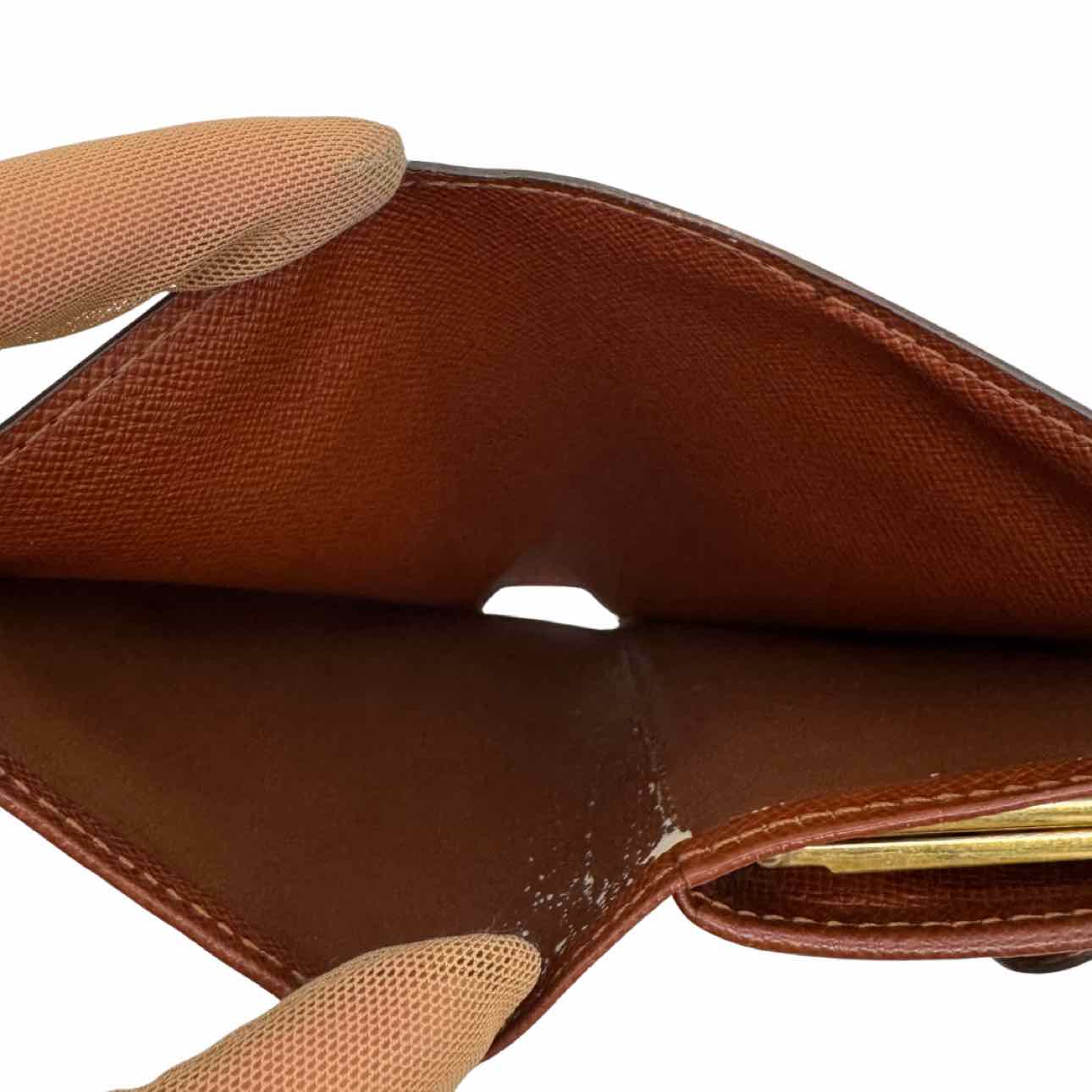 LOUIS VUITTON Monogram Canvas Portomone Viennois Bifold Wallet Brown