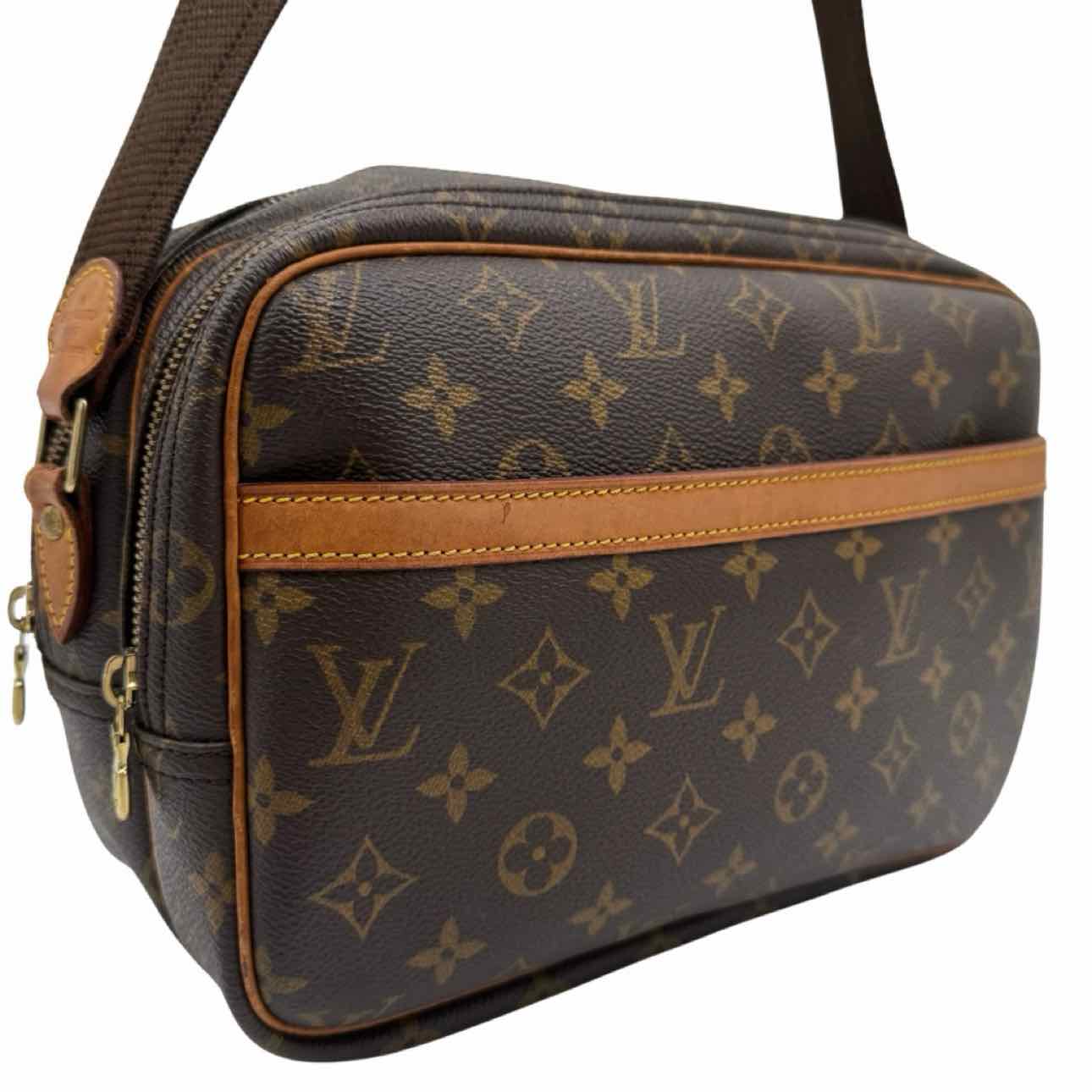 LOUIS VUITTON Monogram Canvas Reporter PM Crossbody Bag