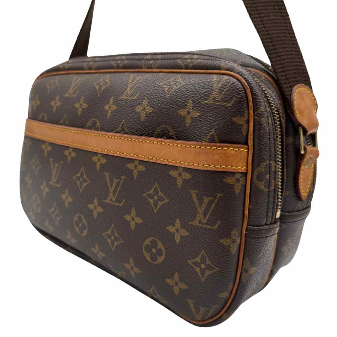 LOUIS VUITTON Monogram Canvas Reporter PM Crossbody Bag