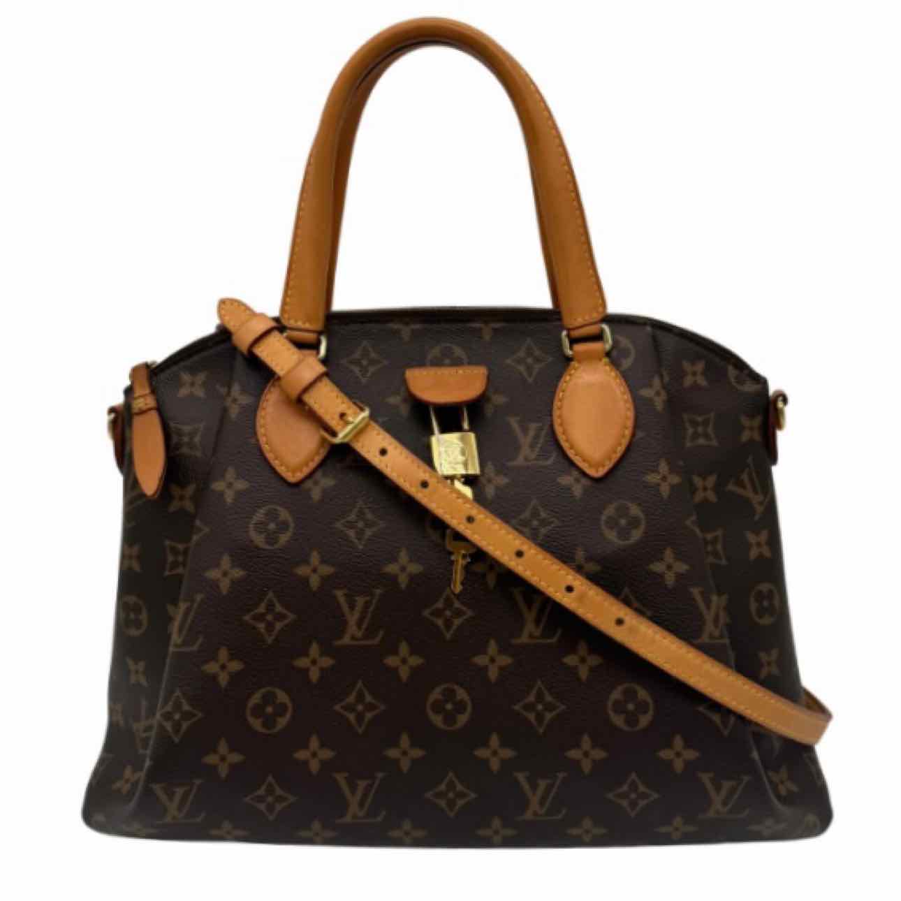 LOUIS VUITTON Monogram Canvas Rivoli MM Shoulder Bag Brown