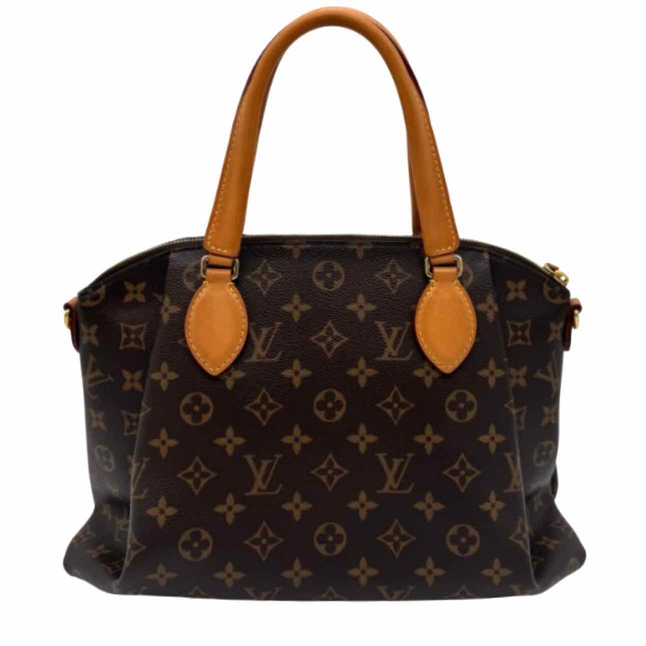 LOUIS VUITTON Monogram Canvas Rivoli MM Shoulder Bag Brown