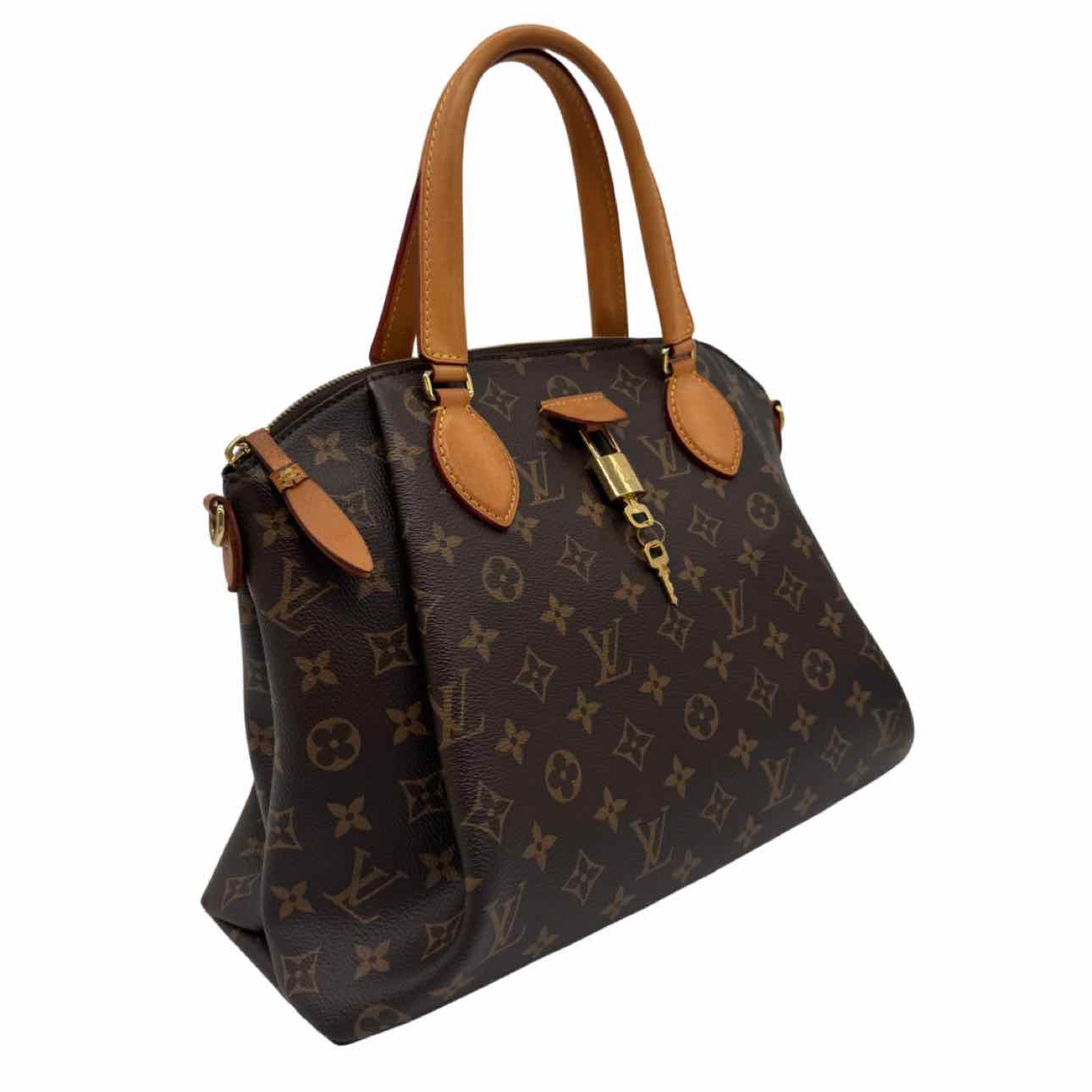 LOUIS VUITTON Monogram Canvas Rivoli MM Shoulder Bag Brown