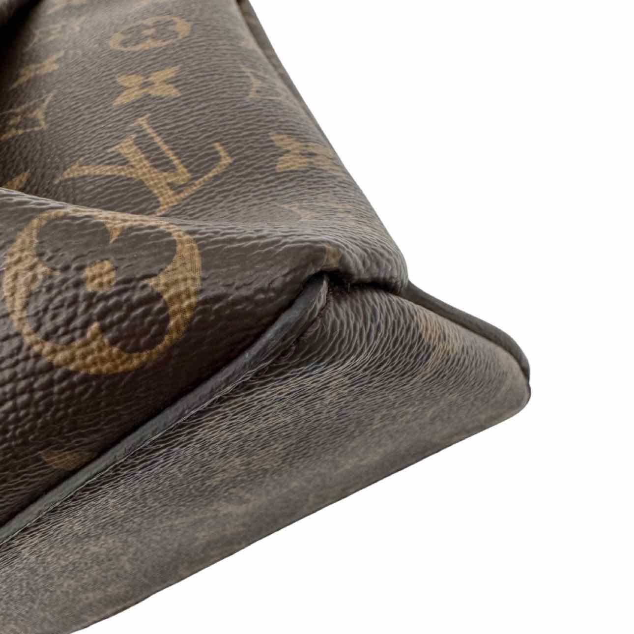 LOUIS VUITTON Monogram Canvas Rivoli MM Shoulder Bag Brown