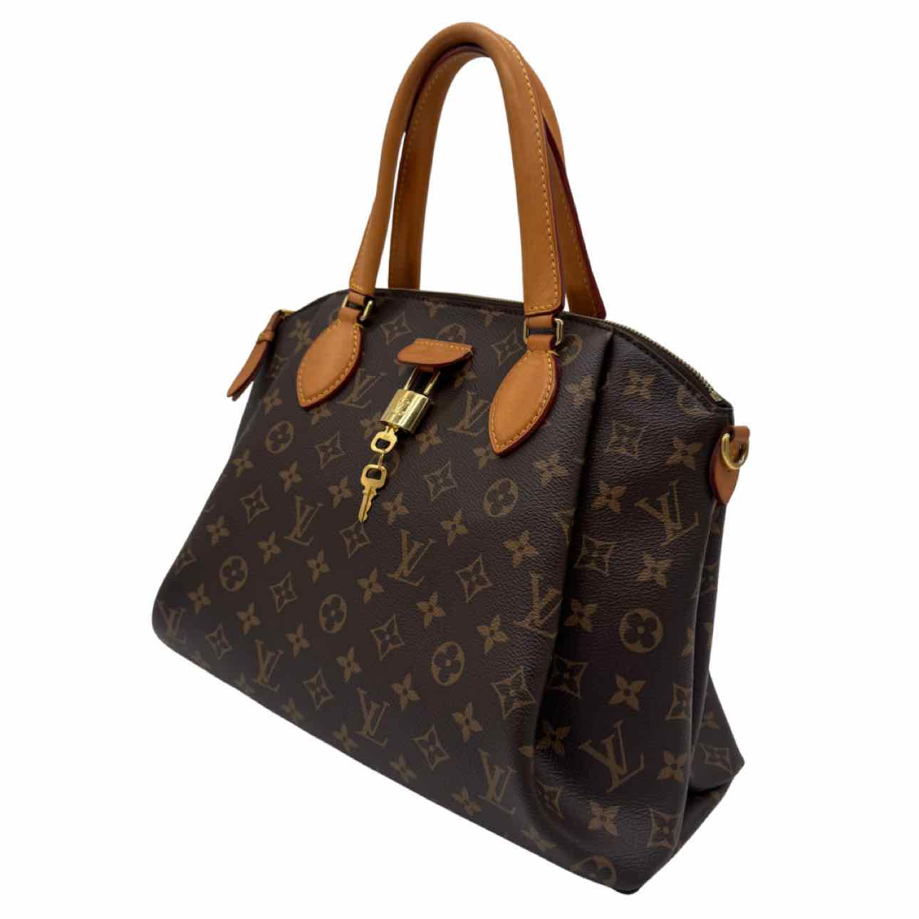 LOUIS VUITTON Monogram Canvas Rivoli MM Shoulder Bag Brown