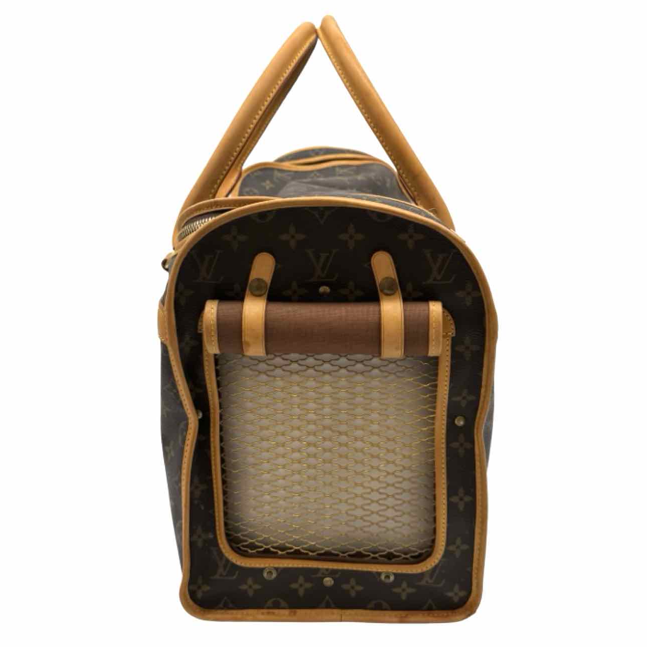 LOUIS VUITTON Monogram Canvas Sac Chien Pet Carrier 50