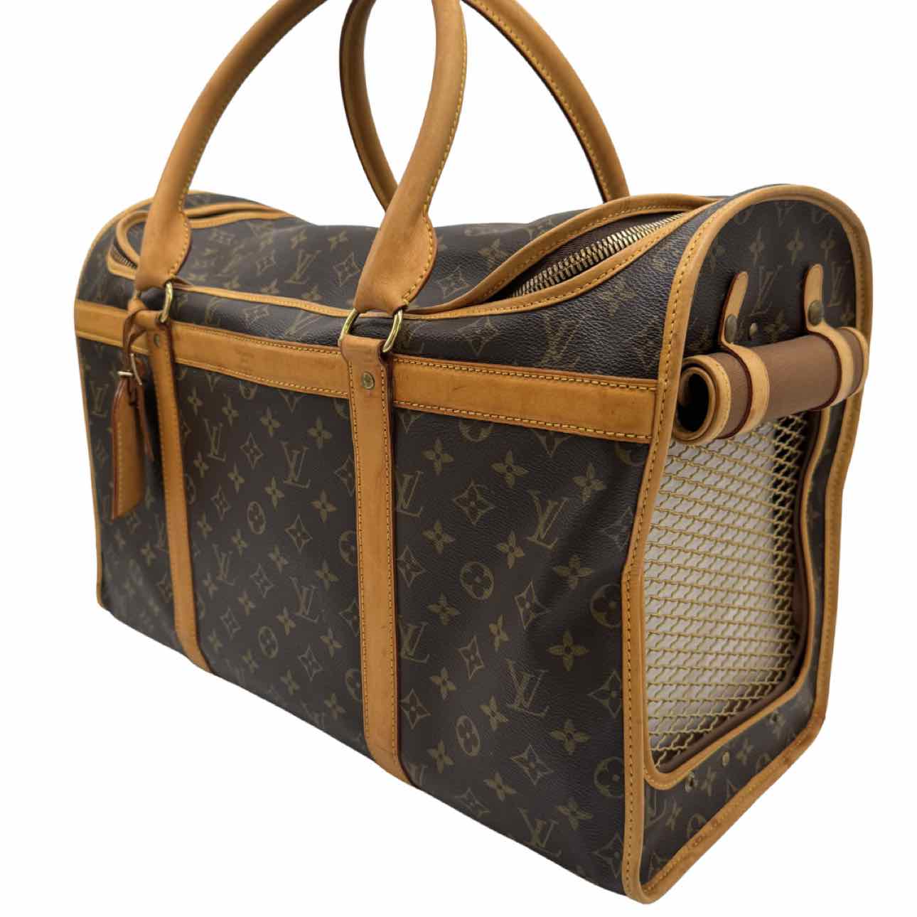 LOUIS VUITTON Monogram Canvas Sac Chien Pet Carrier 50