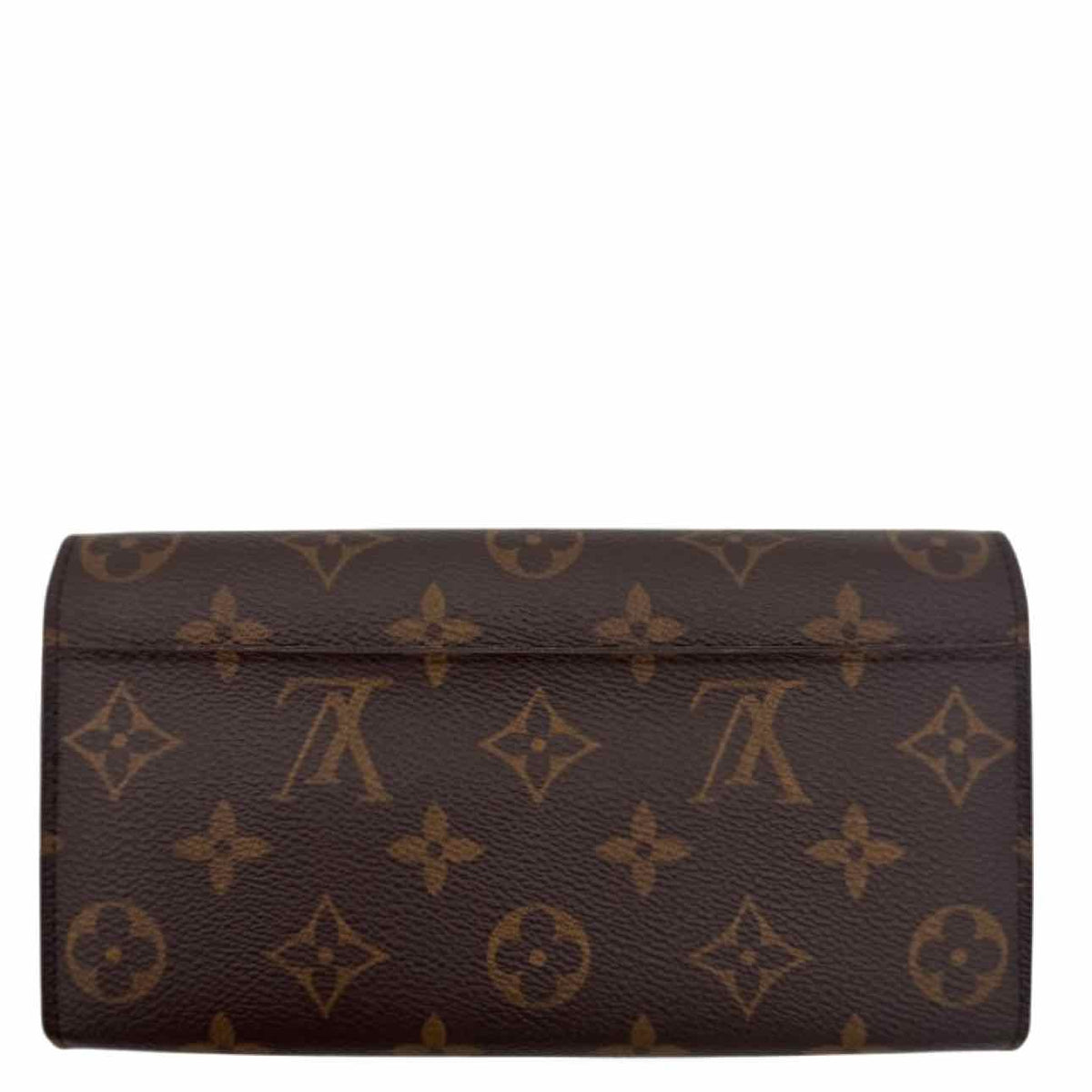 LOUIS VUITTON Monogram Canvas Sarah Wallet Brown