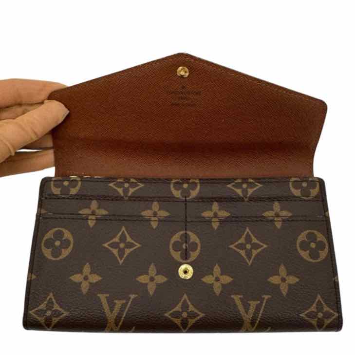 LOUIS VUITTON Monogram Canvas Sarah Wallet (Pre-Owned)