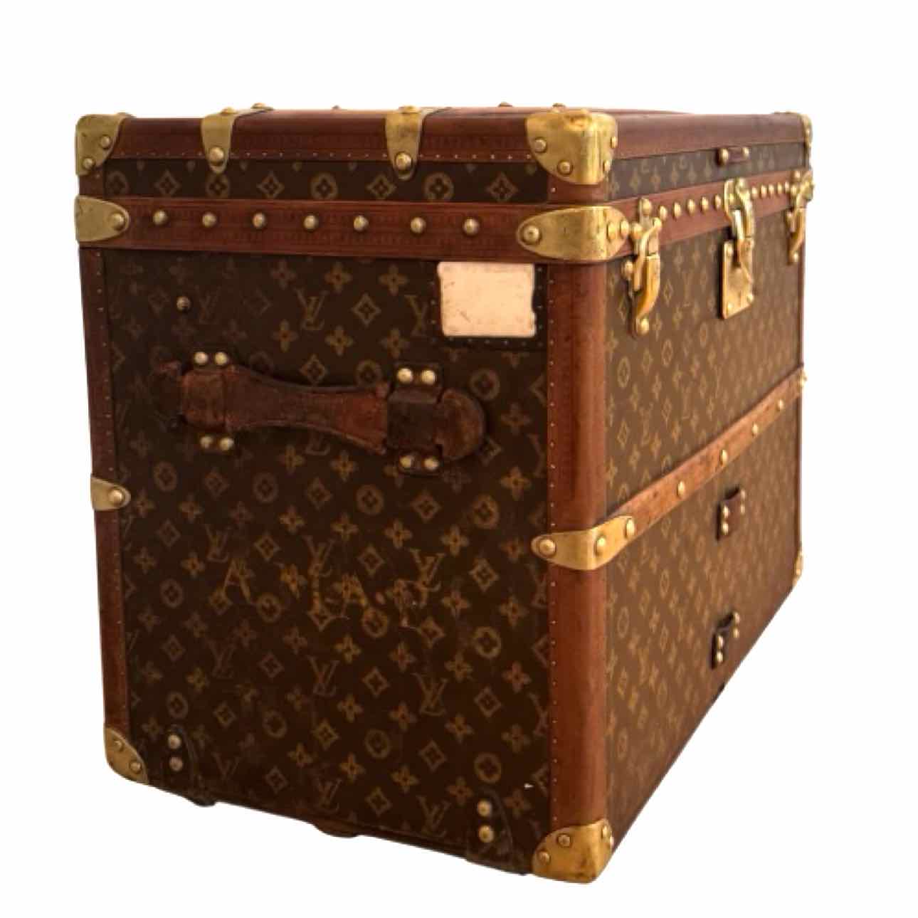 LOUIS VUITTON Monogram Canvas Shoe Trunk