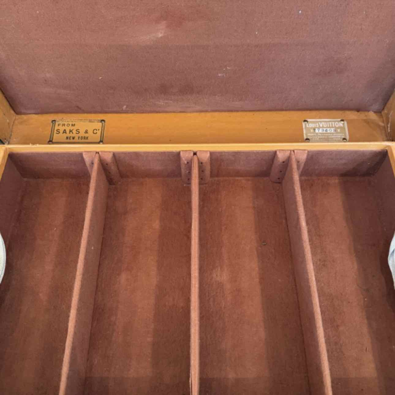 LOUIS VUITTON Monogram Canvas Shoe Trunk