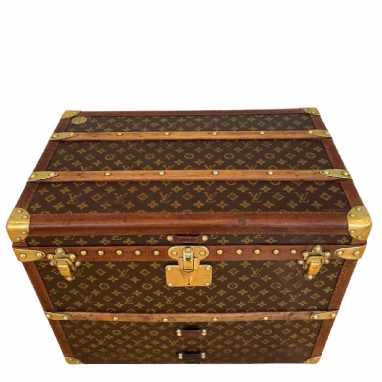 LOUIS VUITTON Monogram Canvas Shoe Trunk