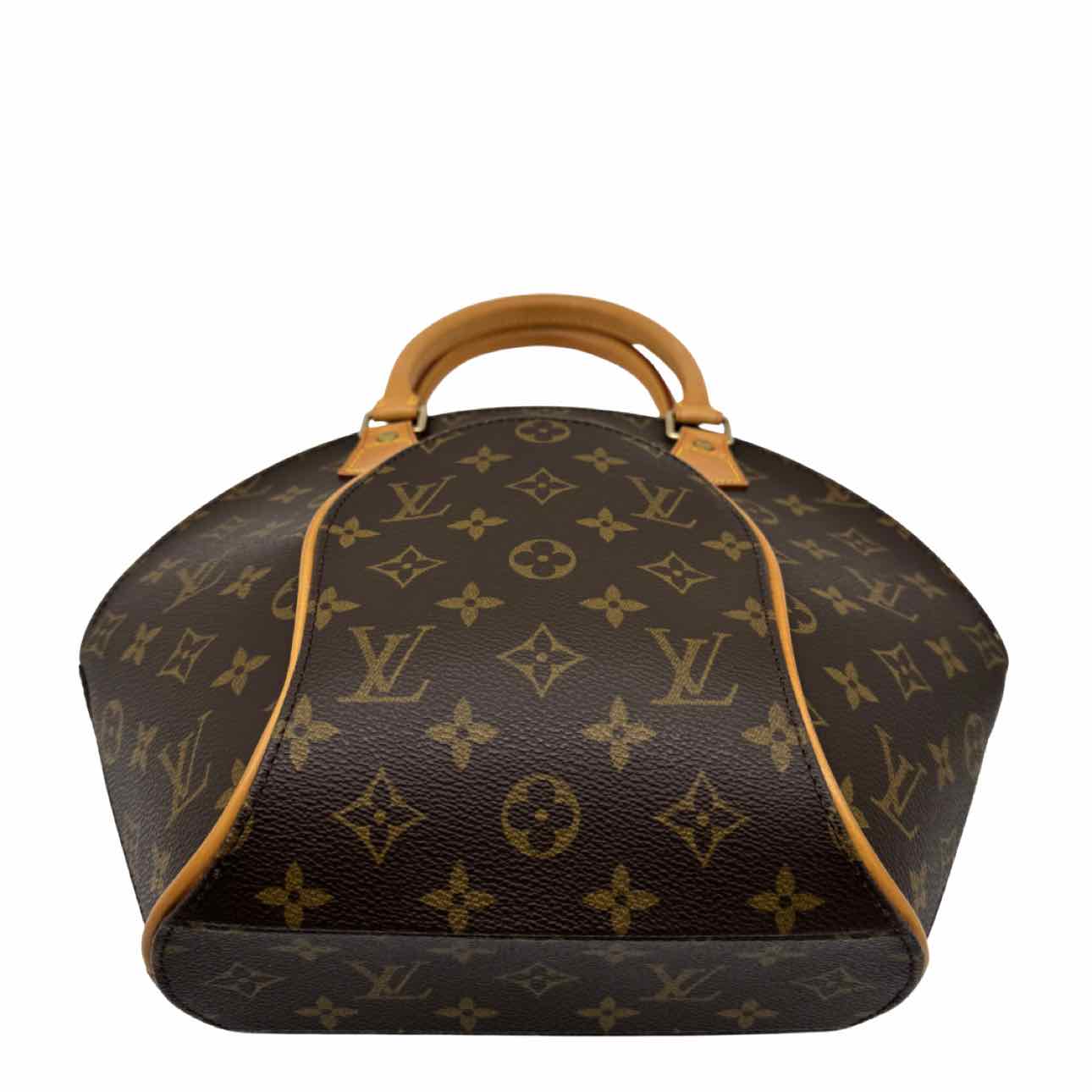 LOUIS VUITTON Monogram Canvas Small Ellipse Brown Handbag