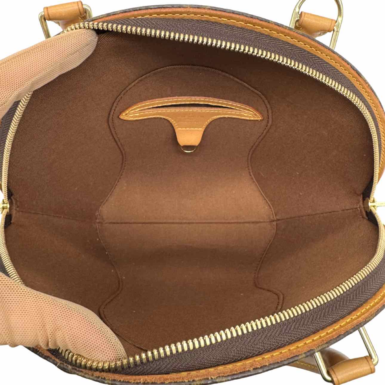LOUIS VUITTON Monogram Canvas Small Ellipse Brown Handbag