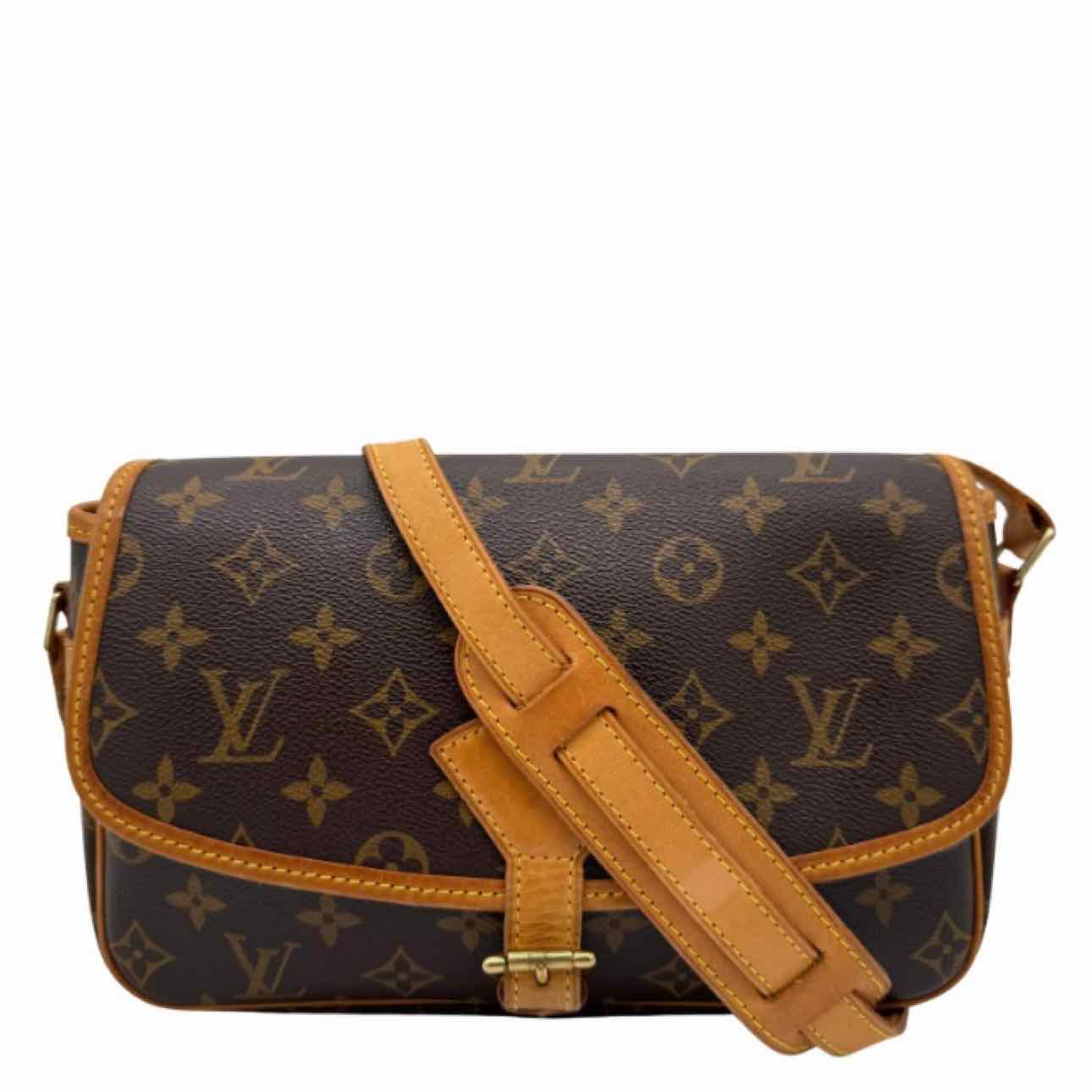 LOUIS VUITTON Monogram Canvas Sologne Brown Crossbody