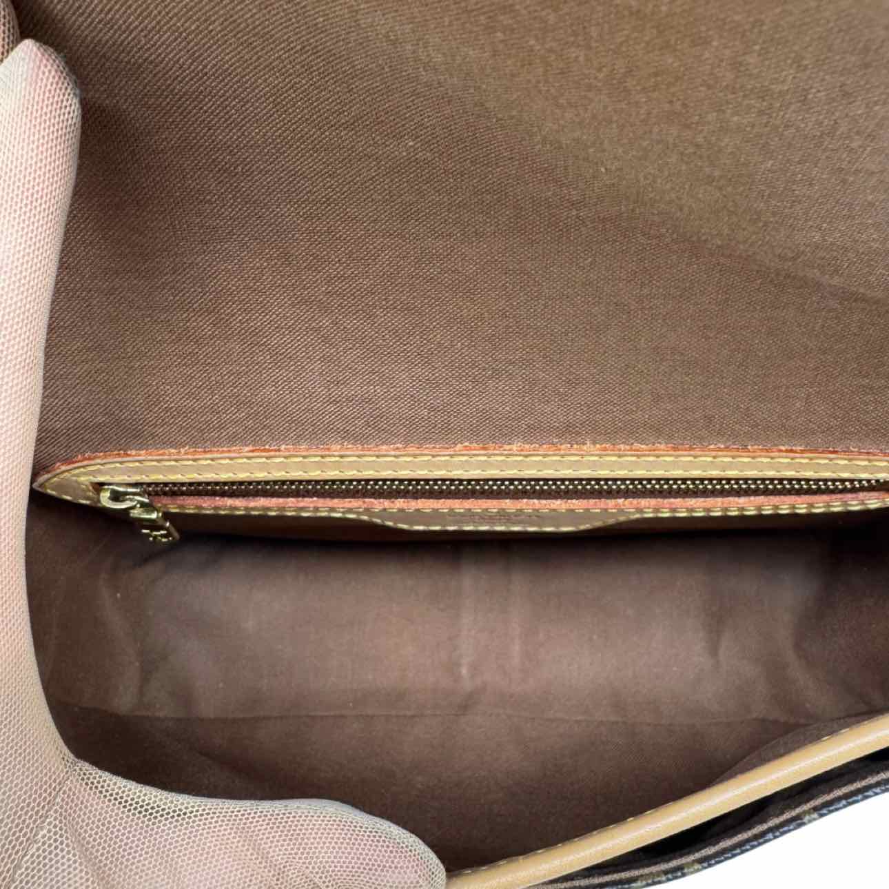 LOUIS VUITTON Monogram Canvas Sologne Brown Crossbody