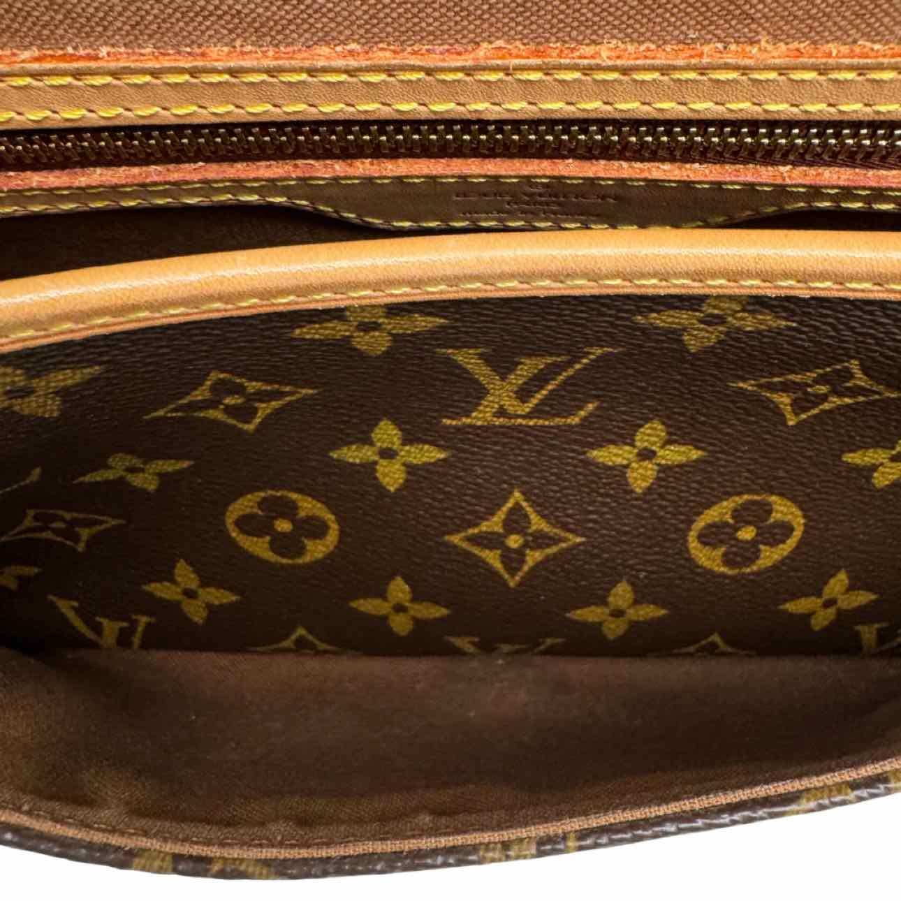 LOUIS VUITTON Monogram Canvas Sologne Brown Crossbody
