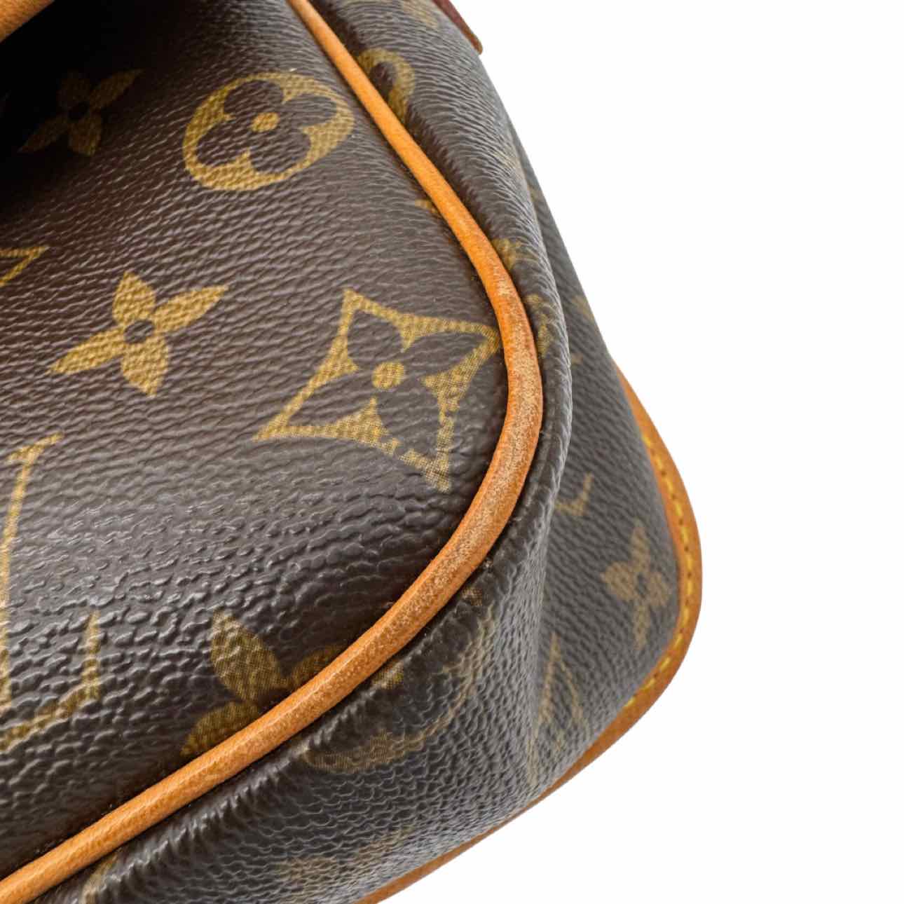LOUIS VUITTON Monogram Canvas Sologne Brown Crossbody