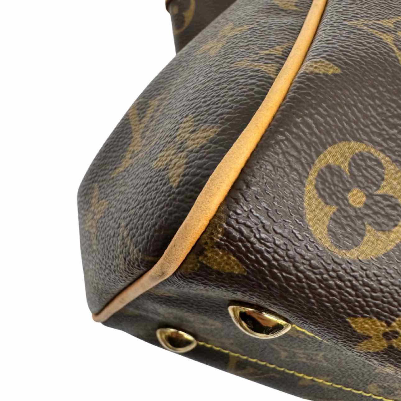 LOUIS VUITTON Monogram Canvas Tivoli PM Tote Bag  Brown