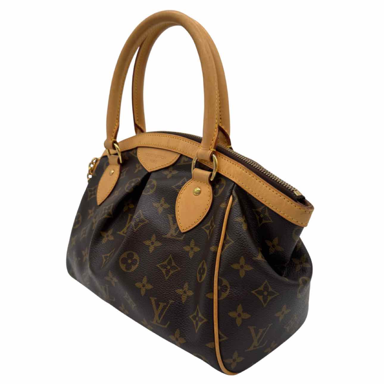 LOUIS VUITTON Monogram Canvas Tivoli PM Tote Bag  Brown