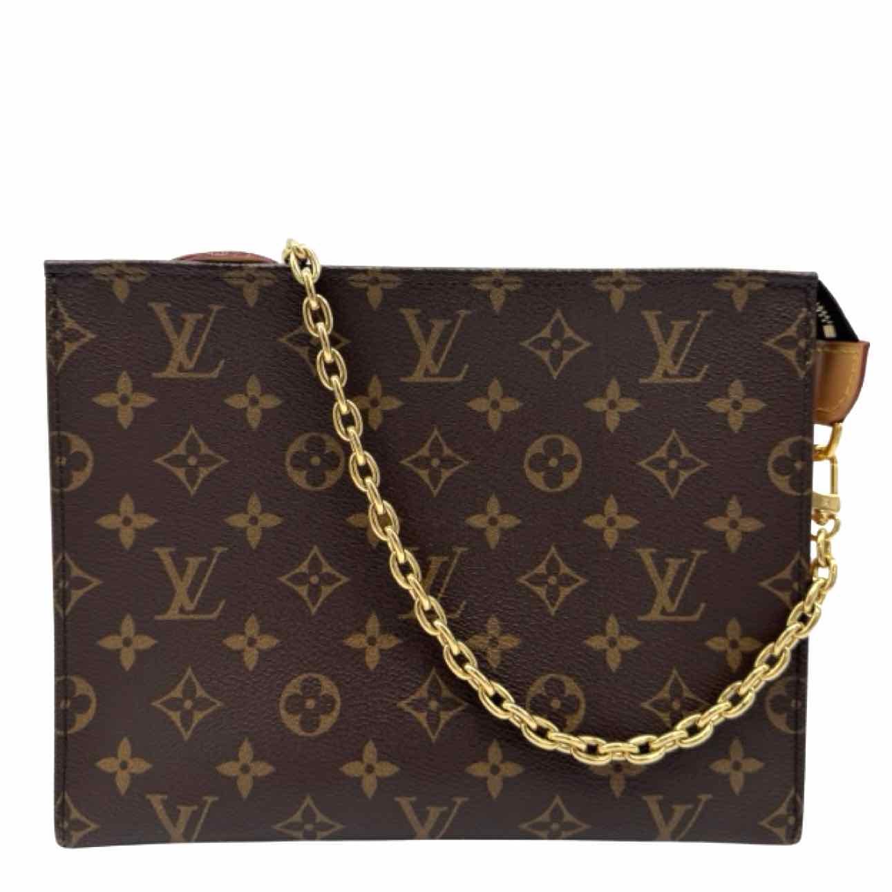 LOUIS VUITTON Monogram Canvas Toiletry Pouch on Chain