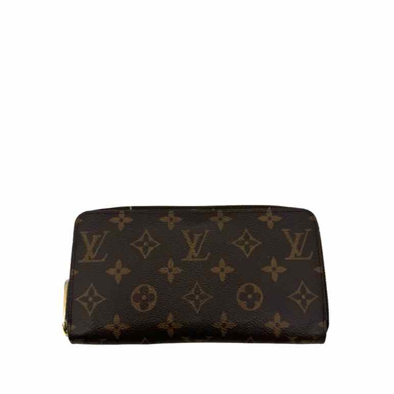 LOUIS VUITTON Monogram Canvas Zippy Wallet Brown (Pre-Owned)